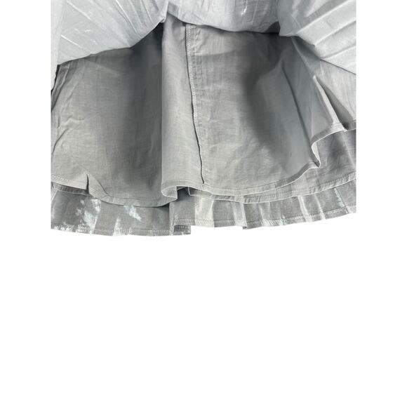 NWT Gap Kids Girls Silver Metallic Mini Skirt Youth Size Medium 8 - Picture 6 of 7